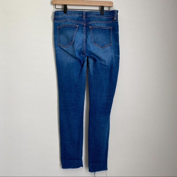 JCREW stretch skinny raw edge jean med. wash - Picture 3 of 6
